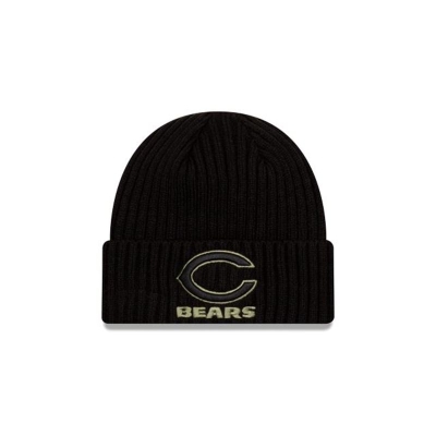Chicago Bears Gorra | New Era NFL Salute To Service Cuff Knit Beanie Mexico - Negros